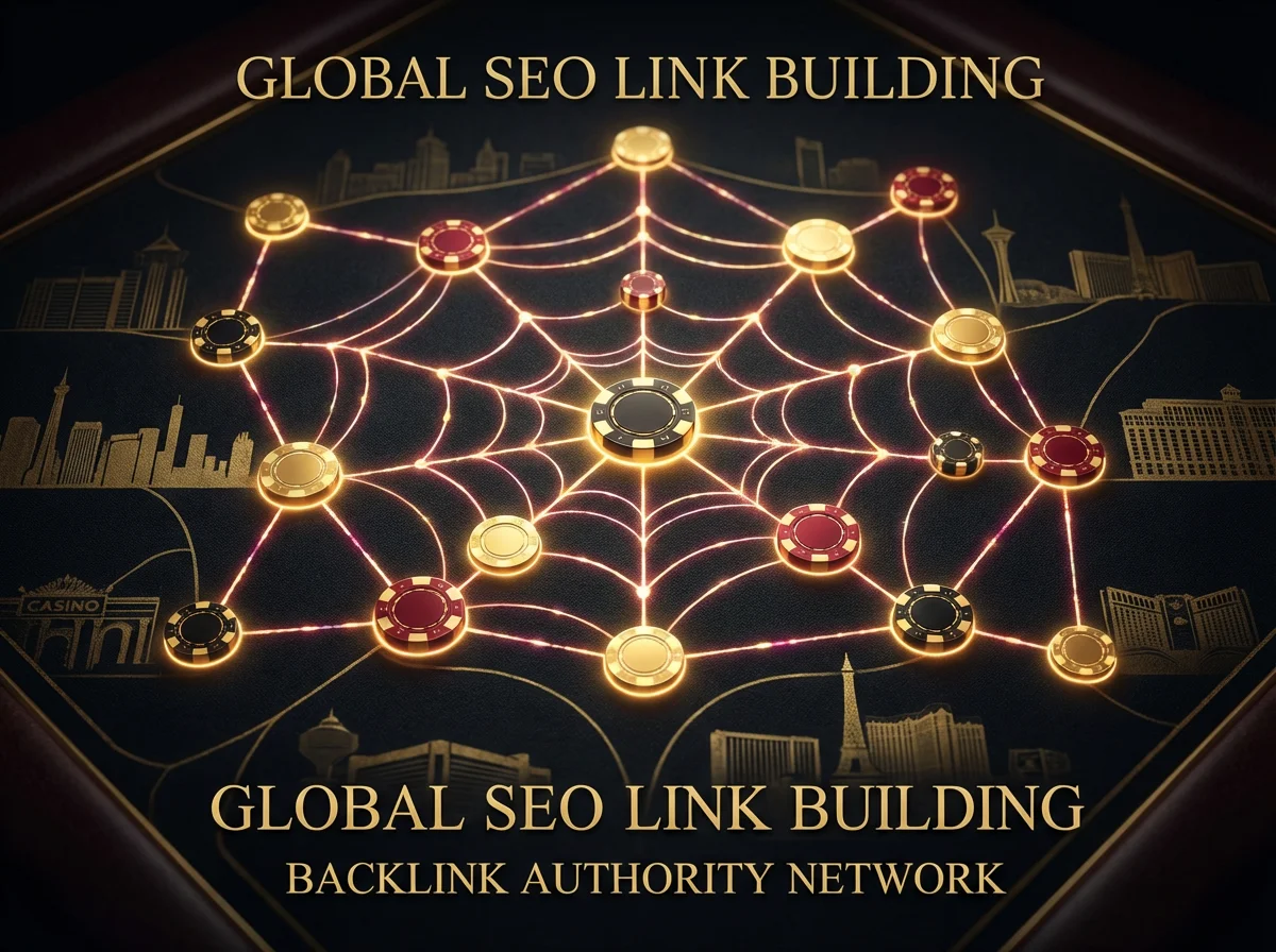 Link Building - Backlink network map